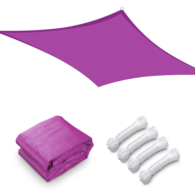 Yescom 20' x 23" Rectangular Shade Sail, Fuchsia, 276" W x 264" L 