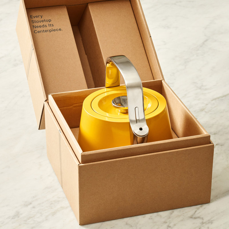 Caraway Stovetop Whistling Tea Kettle, Marigold