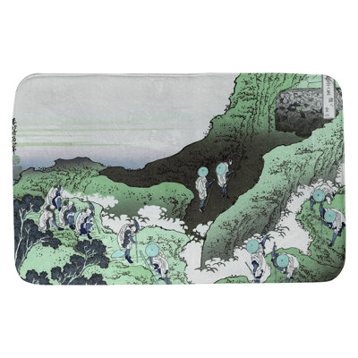 Tapis pour salle de bain à l’escalade mt. fuji Clair