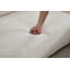 Canapé modulaire incurvé de luxe de 132 po, canapé confortable de style minimaliste pour appartement de salon, méridienne modulaire en L, beige clair, W2664S00116