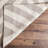 Rodgers Hand Woven Flat Weave Wool/Cotton Chevron Rug in Gray/Ivory-758509063