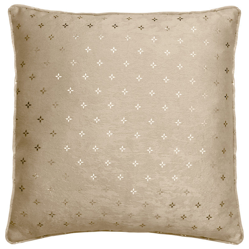 Feickert Geometric Square Cushion, Natural