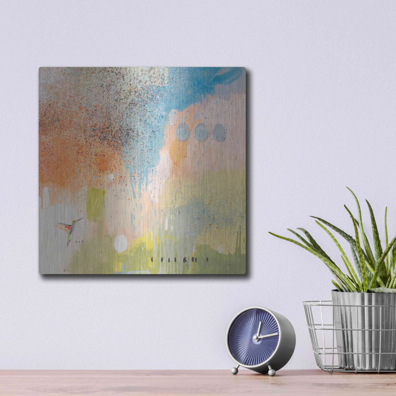 «Hummingbird At Home 1» par Anthony Grant, H 12 po x l 12 po