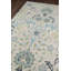 Tapis ikat en laine touffeté à la main bleu Annechien-22283488