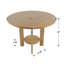 Table de salle à manger moderne 42 po pour 4 personnes avec pieds en bois massif pour la cuisine et la salle à manger-1647514380