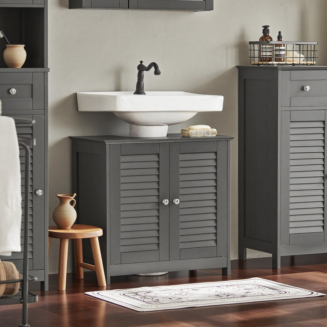 Lyonsdale 57cm Free-standing Single Bathroom Vanity Base
