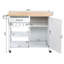 Chariot de cuisine en bois massif Gresham