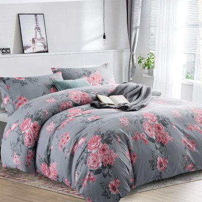 Microfiber 250TC Modern Duvet Cover Set With Pillow Cases