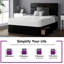 Kiara Stripped Floor Standing Headboard With Divan Base 4 Drawers Plush Velvet Mallard With And Metal Feet (Kingsize)-1497760559-1497760558-1598948370