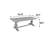 Amaro Pine Solid Wood Top Dining Table