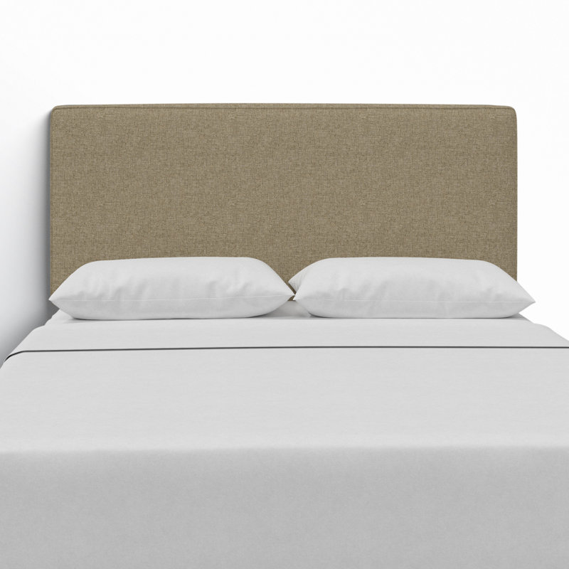 Tête de lit tapissier Marquise, Simple, Lin classique talc