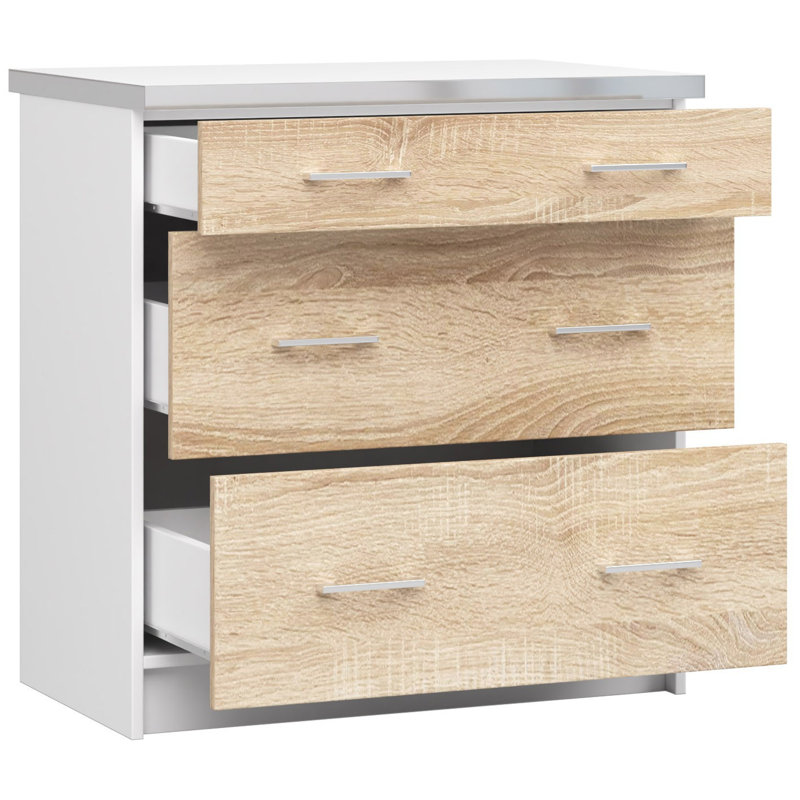 Kuch-Lima-Son 82Cm H x 44.5Cm D Particleboard Base Cabinet, 82cm H x 80cm W x 44.5cm D