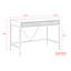 Bureau avec 2 tiroirs de rangement-67096651