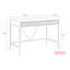 Bureau avec 2 tiroirs de rangement-67096653