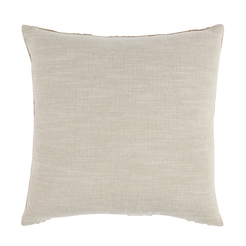 Square Pillow Cover & Insert, Natural Striped