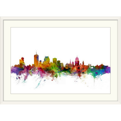 «Québec Canada Skyline» par Francy, impression
