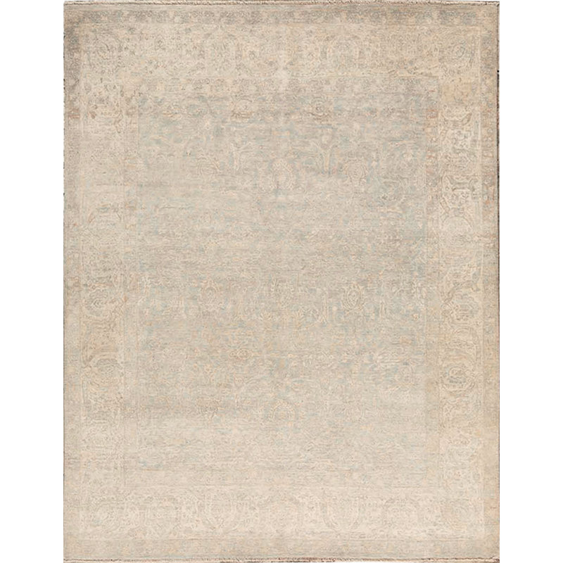 Tapis bleu de haute qualité noué à la main