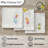  White Gin Tropical Drink Napkin Set of 4