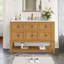 Janus 48" Single Bathroom Vanity With Marble Top-1236723736