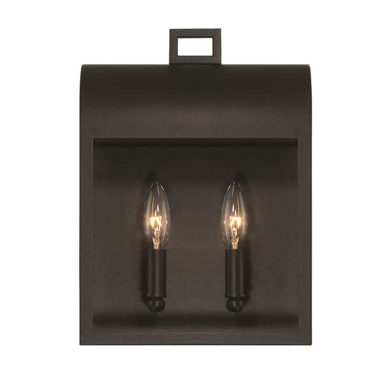 Lanterne d'extérieur 2 lumières Soyar, noir