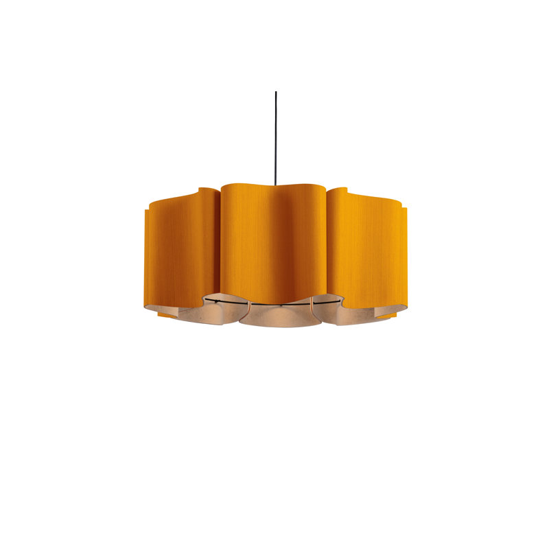 Luminaire suspendu Paulina, Ocre