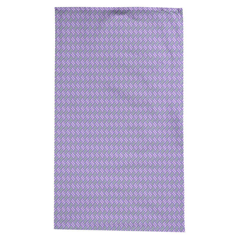 Leffel Stripe Diamonds Tablecloth, Purple/Green