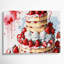 Art mural sur toile beige, Desserts-32112421