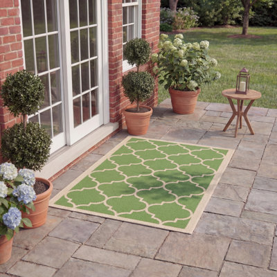 Herefordshire Performance Geometric Indoor/Outdoor Area Rug