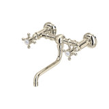 Acqui® Wall Mount Bridge Lavatory Faucet
