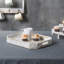 Decorative Wood Coffee Table Ottoman Tray-708509945