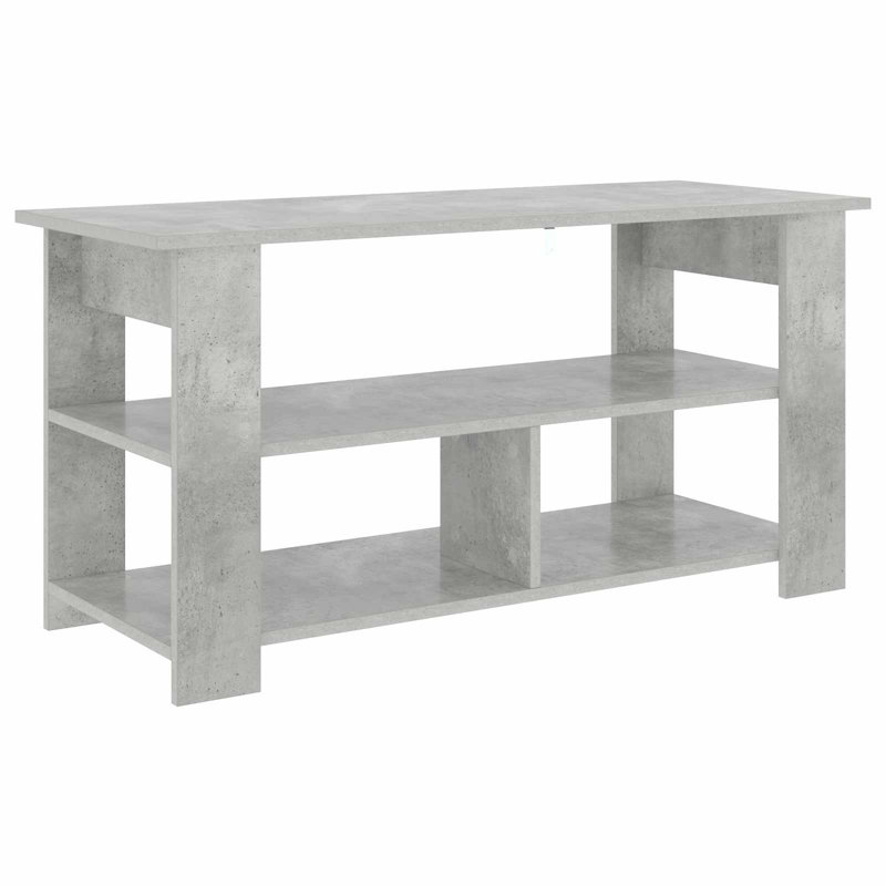 Unfinished TV Stand for TVs up to 88", Concrete Grey