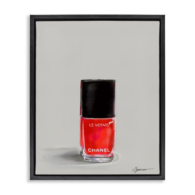 Cadre flottant Classy Rouge, par Mary Sparrow