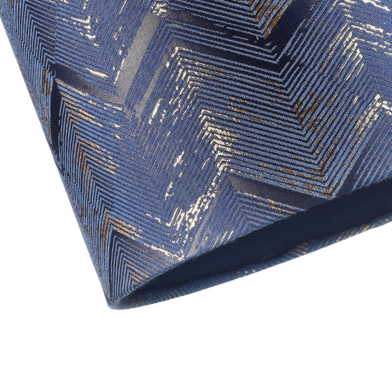 18cm H Cotton Blend Drum Lamp Shade ( Screw On ) in Navy