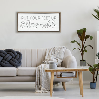Cadre flottant Put Your Feet Up, design Lux + Me Designs