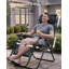 Set of 2 Zero Gravity Reclining Chairs, Folding Sun Loungers-159209195