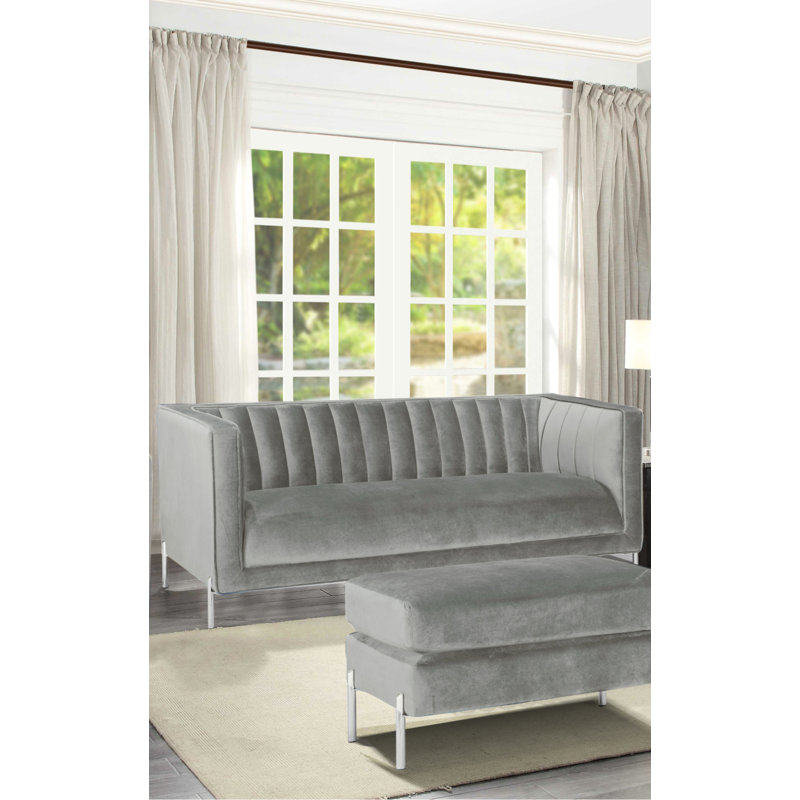 Canapé Eliot de 82,3 po Eliot, Gris