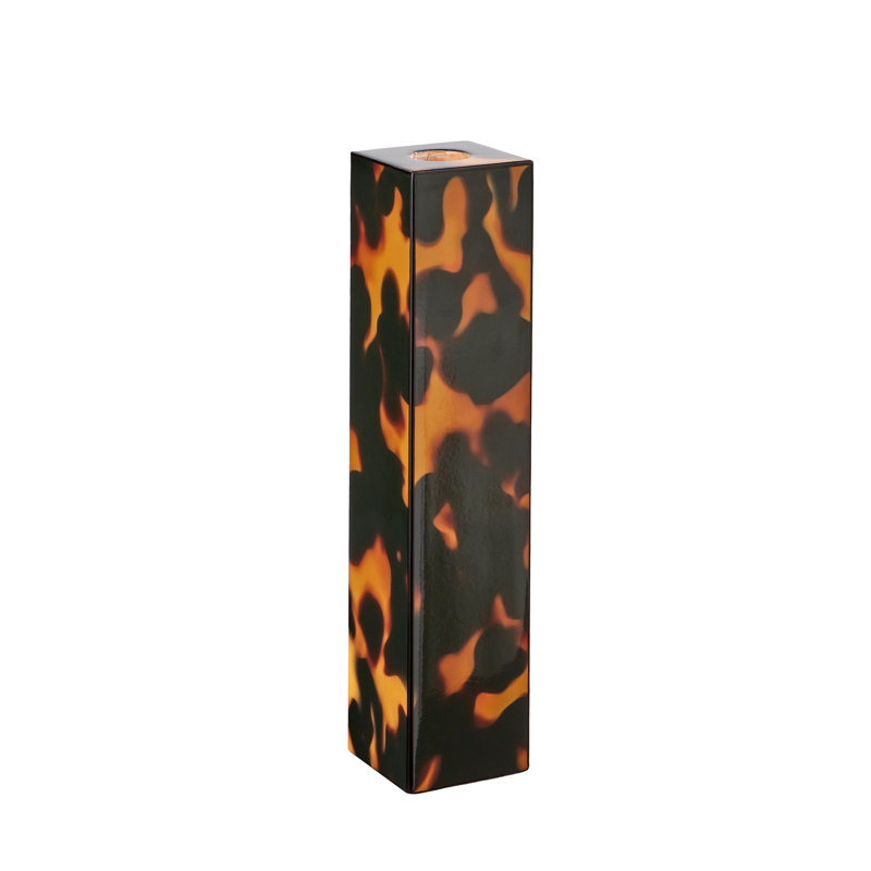 Bougeoir de table en bois massif, H 9,45 po x l 1,97 po x P 1,97 po