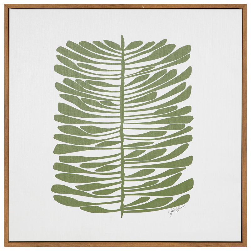 Hawaiian Pine, 48" H x 48" W, Framed Print, White