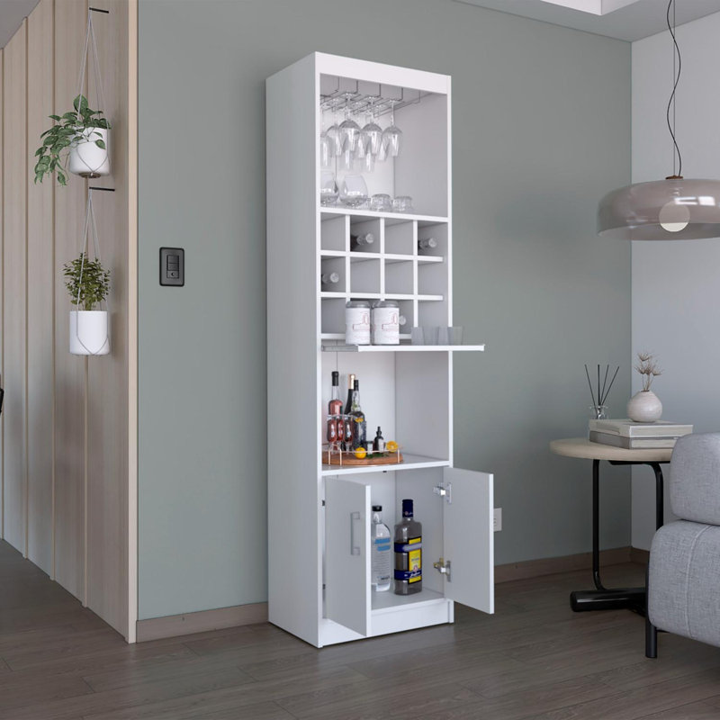 Ywain 20 " L Bar Cabinet, White