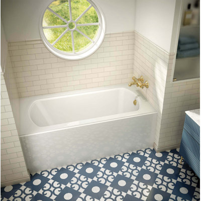 Meridian 60'' L Alcove Soaking Bathtub