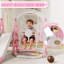 Ensemble de glissade et de balançoire pour enfants 4 en 1, glissade pour tout-petit avec panier de basket et balançoire-124668253