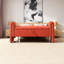 Banc moderne avec accoudoirs et rangement, tabouret de repose-pieds rembourré pour le salon, la chambre à coucher, le dortoir et plus encore-1051417349