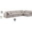 Canapé modulaire en coin 5 pièces Hinami-94482455