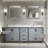 Ziva 80 in W x 22 in D Double Bath Vanity-50494154