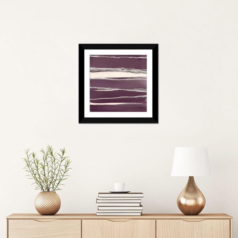 « silver rose ii », reproduction d’art sur toile, H 24 po x l 24 po x P 1 po, Papier d'art encadré noir, Blanc