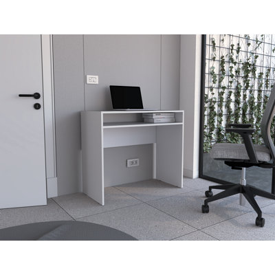 Stella 35" Wide Writing Desk  With Shelf