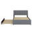 Upholstered Platform Bed With Trundle-1246922172
