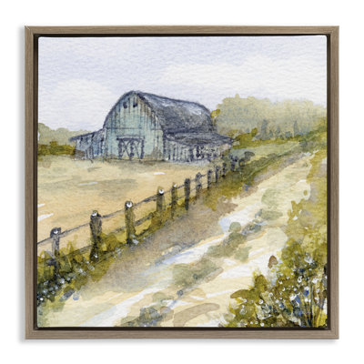 Blue Barn Lane Floating Frame, design by Patti Bishop