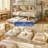 Twin Over Twin Triple Bunk Beds With Trundle, Metal Bunkbeds With Ladder And Full-length Guardrail, Noise Free, No Box Spring Needed-1168187516