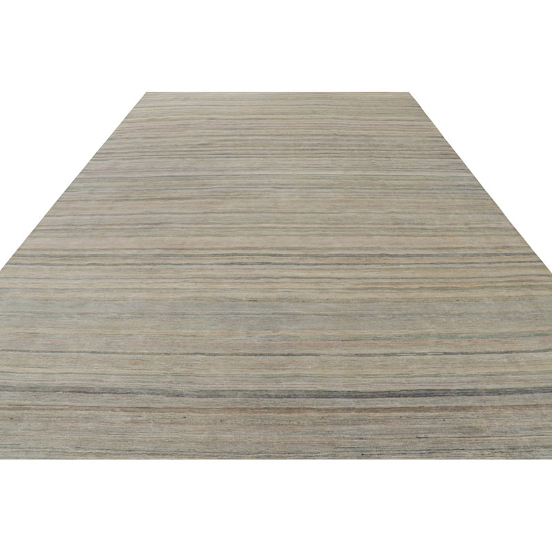 One-of-a-Kind Rectangle 10'1”x14'11” Hand Knotted Area Rug